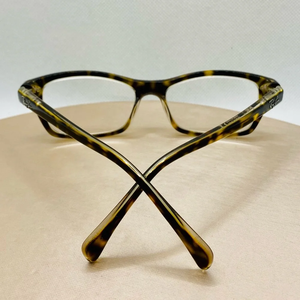 EUC Ray Ban Dark Havana RB 1550 Butterfly Shaped RX Eyeglasses